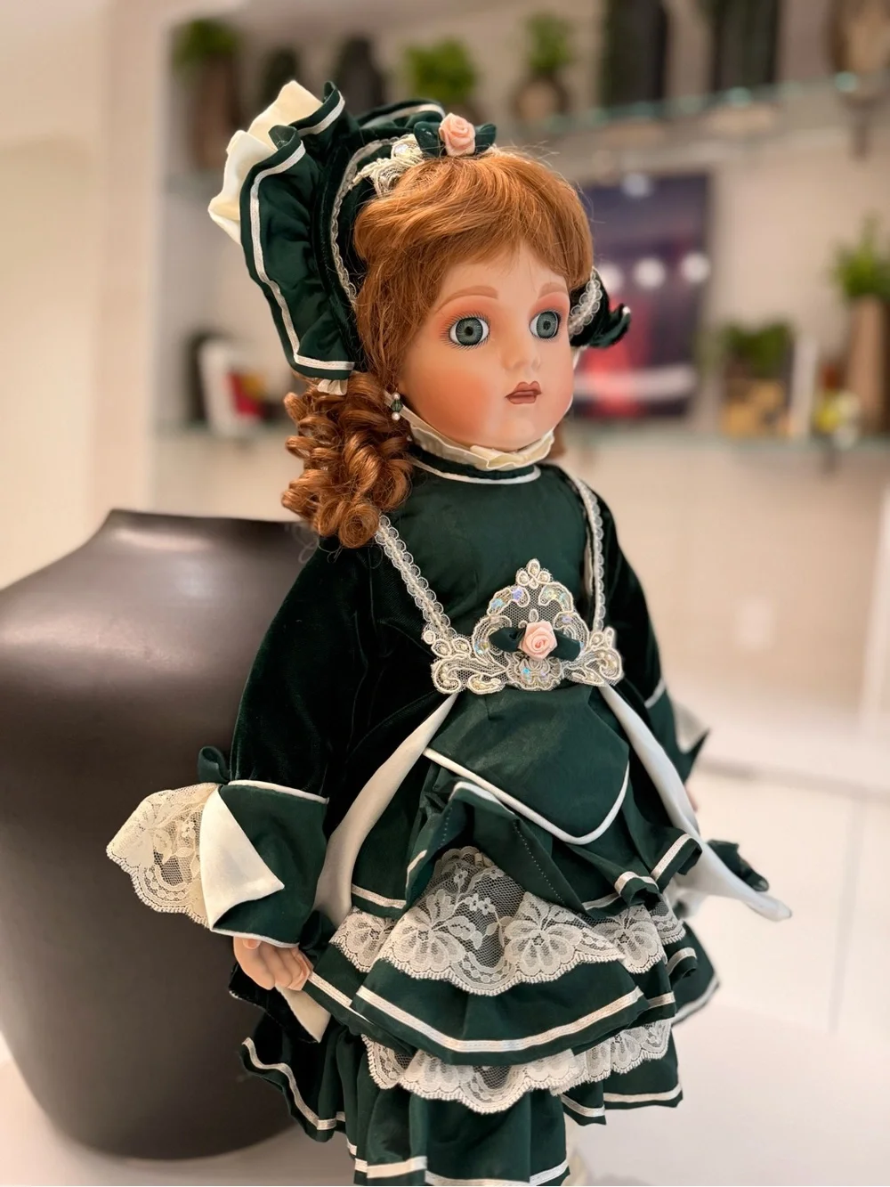 Rare Franklin‎ Heirloom Mint 22” Antique Le Bebe Bru Reproduction Doll VTG
